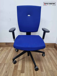 Blue Senator Sprint Operator Chair - Black Base (SC88)