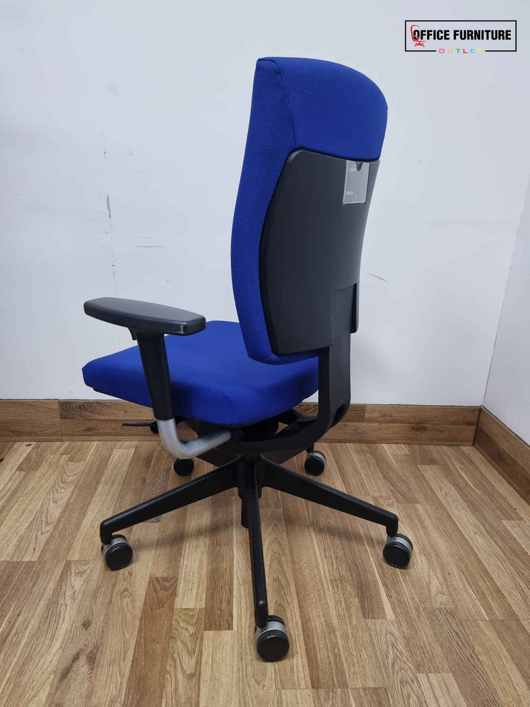 Blue Senator Sprint Operator Chair - Black Base (SC88)