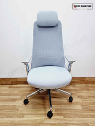 Brand New YUCAN Premium Office Chair - Light Blue/Grey