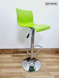 Breakfast Bar Table with Lime Stools