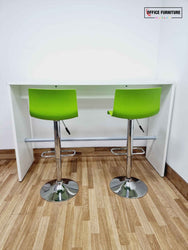 Breakfast Bar Table with Lime Stools