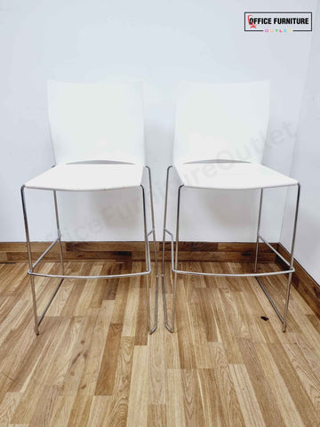 Set of Two Connection Stackable Bar Stools