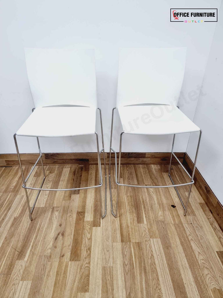 Set of Two Connection Stackable Bar Stools