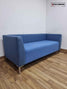 Three-Seater Blue Sofa