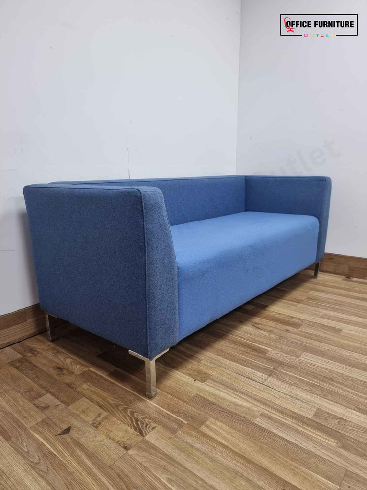 Three-Seater Blue Sofa