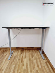 Electric Height Adjustable White Desk (160cm X 80cm)