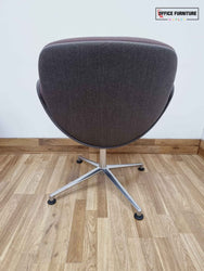 Mauve Reception Chairs with Coffee Table Set