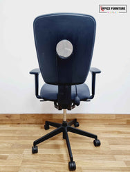 Dark Grey Senator Dash Swivel Chair with Lumbar Pump (SC83)