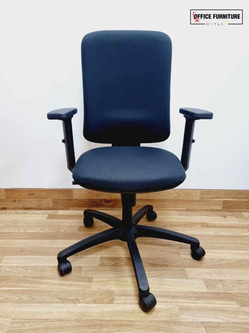 Elite Eden All Black Office Swivel Chair (SC89)