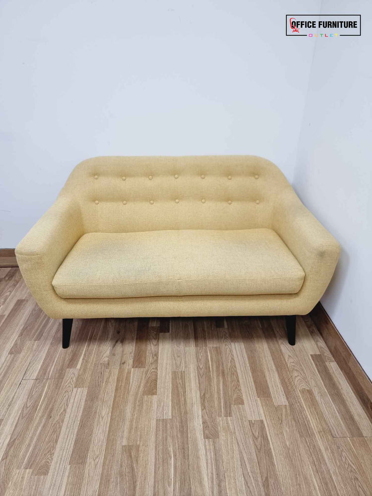 Yellow Two-Person Sofa