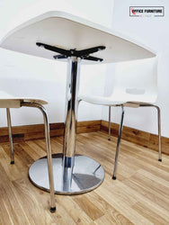 Square Canteen Table with Connection Chairs