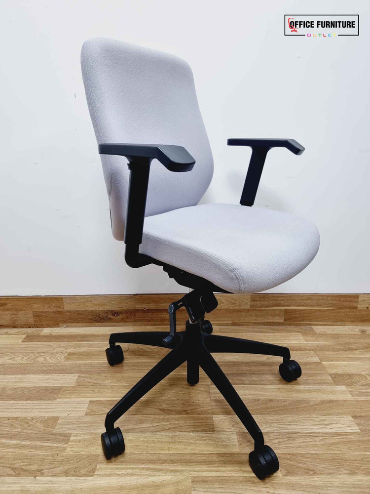 Light Grey Verco Swivel Office Chair