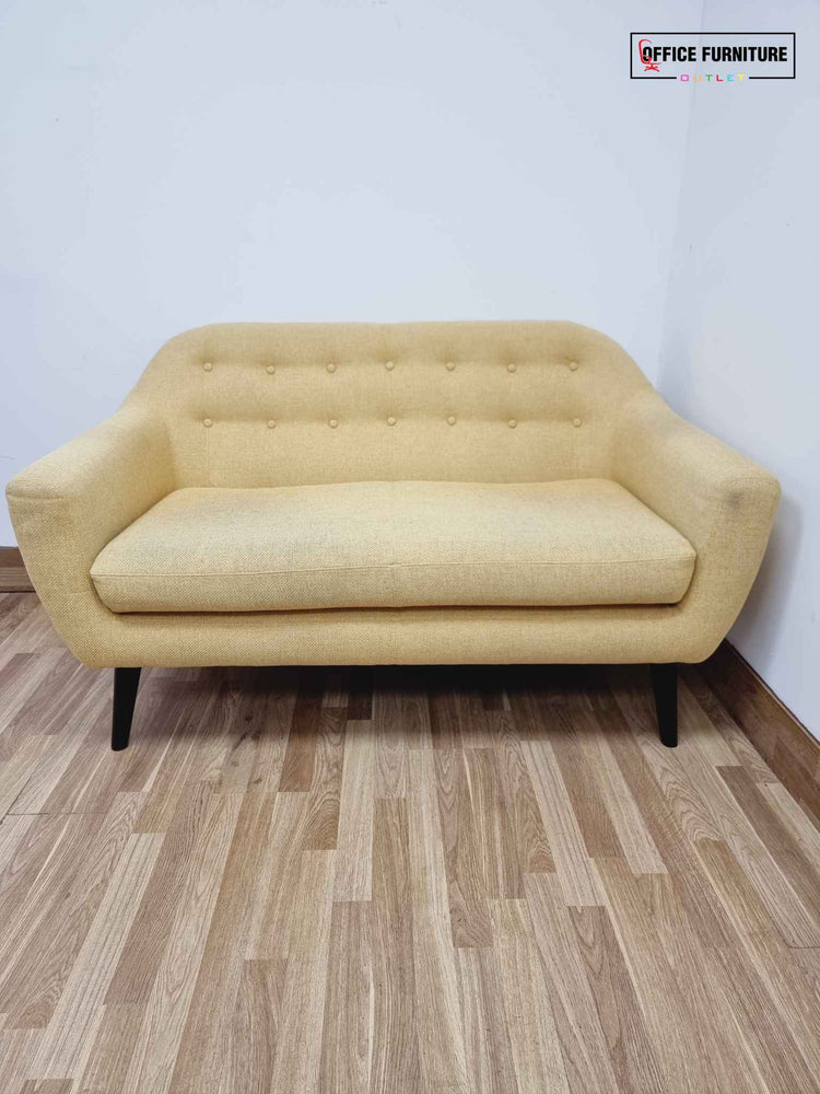 Yellow Two-Person Sofa