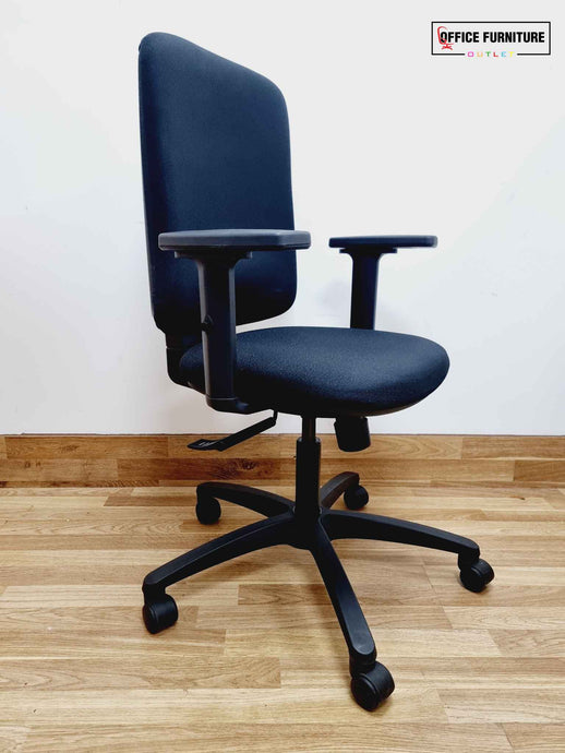 Elite Eden All Black Office Swivel Chair (SC89)