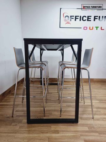 Arc Poseur Table - High Canteen Bar Table