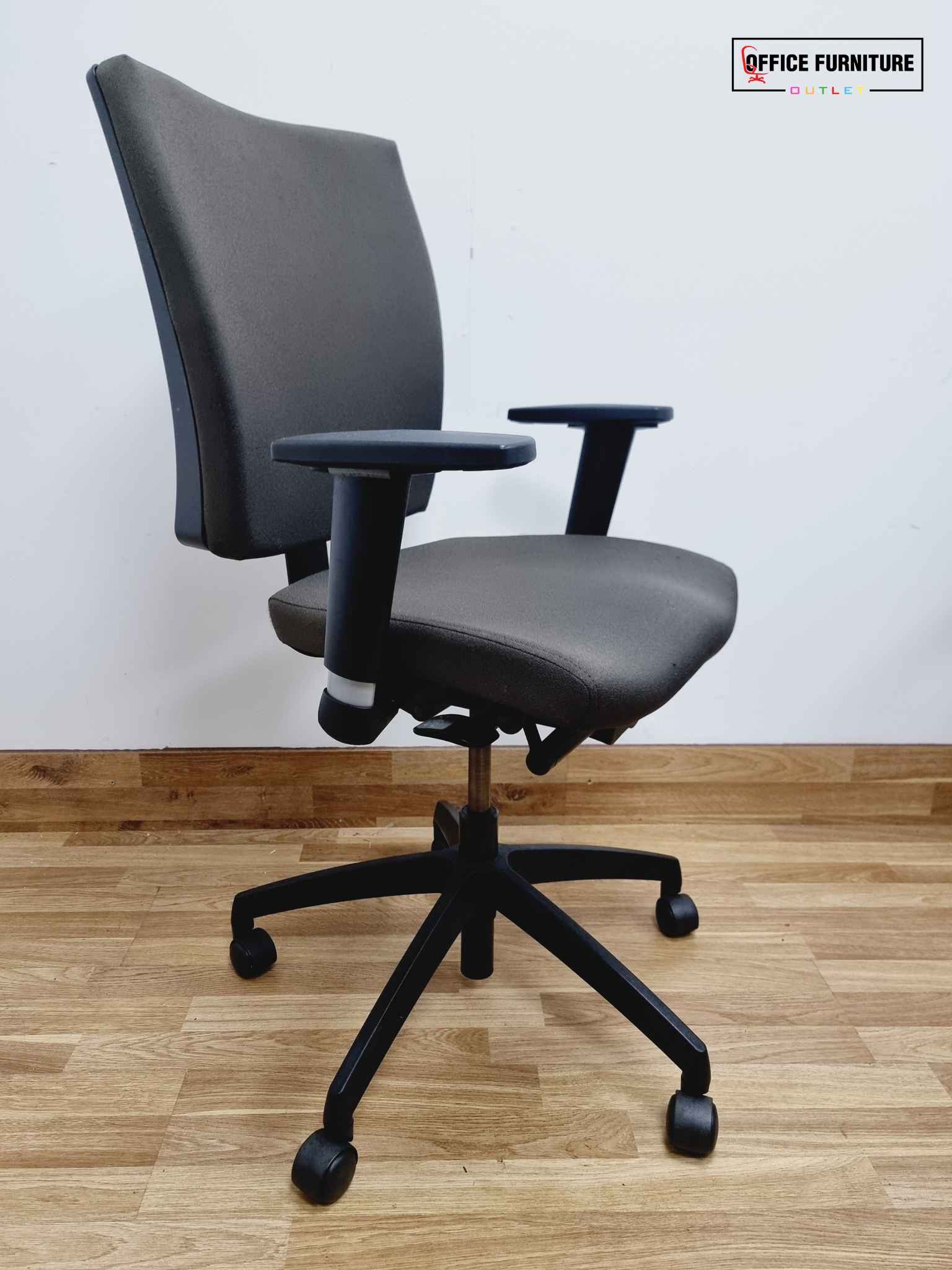 Connection Office Swivel Chair - Khaki-Grey (SC80)