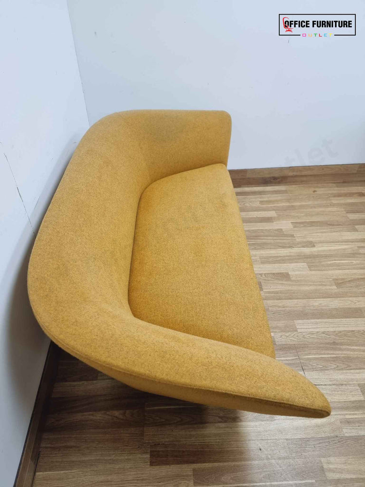 Three Person Mustard Sofa