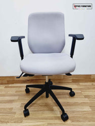 Light Grey Verco Swivel Office Chair