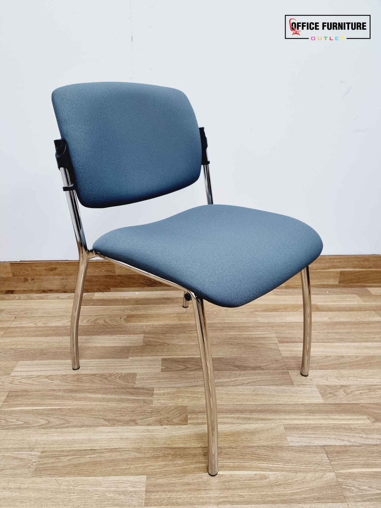 Grey Stackable Chairs (Pairs)