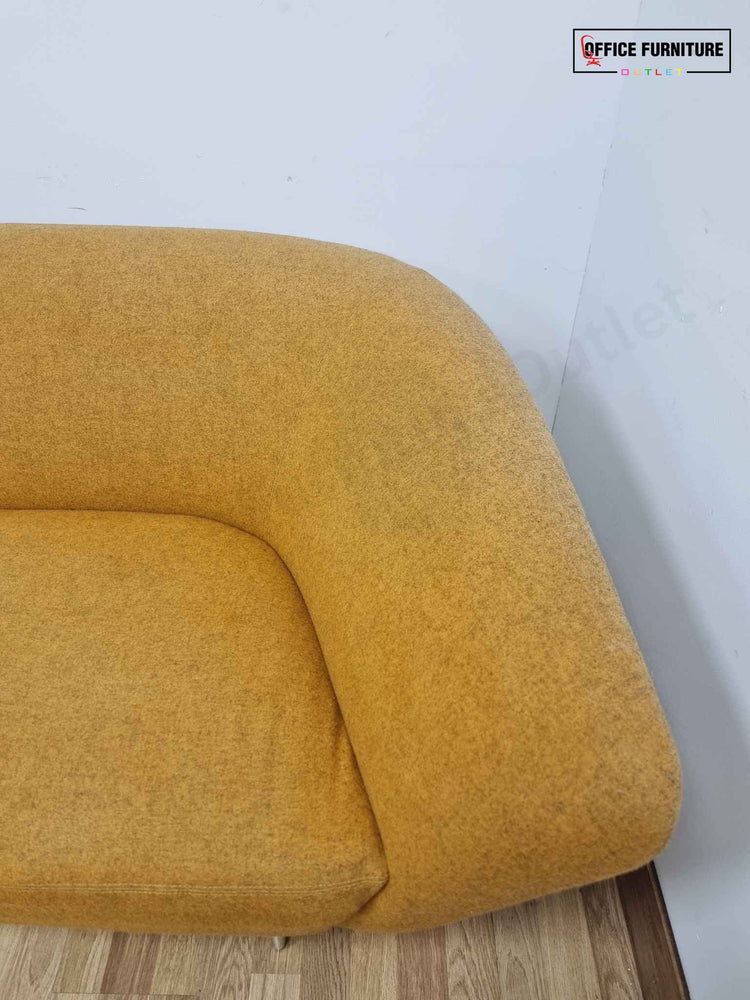 Three Person Mustard Sofa