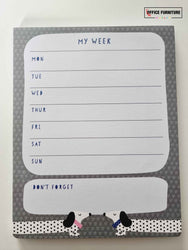 Weekly Planner Pad - Sausage Dogs (WP02)