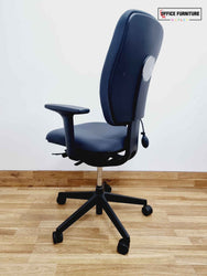 Dark Grey Senator Dash Swivel Chair with Lumbar Pump (SC83)