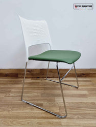 Orangebox Cors-Us Set of Four Stacking Chairs - Green