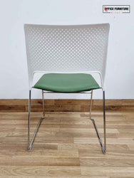 Orangebox Cors-Us Set of Four Stacking Chairs - Green