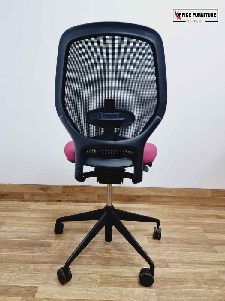 Orangebox Ara Swivel Chair - Pink Base - Armless