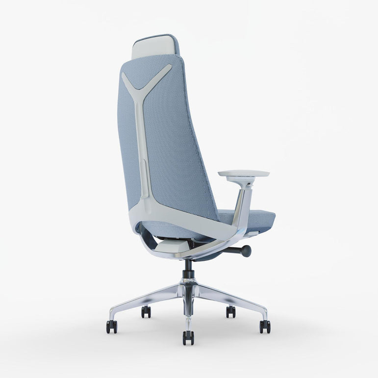 Brand New YUCAN Premium Office Chair - Light Blue/Grey